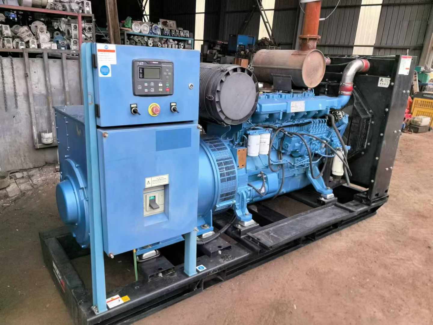 海伦500kW 柴油发电机组可带动设备功率的计算公式是什么？