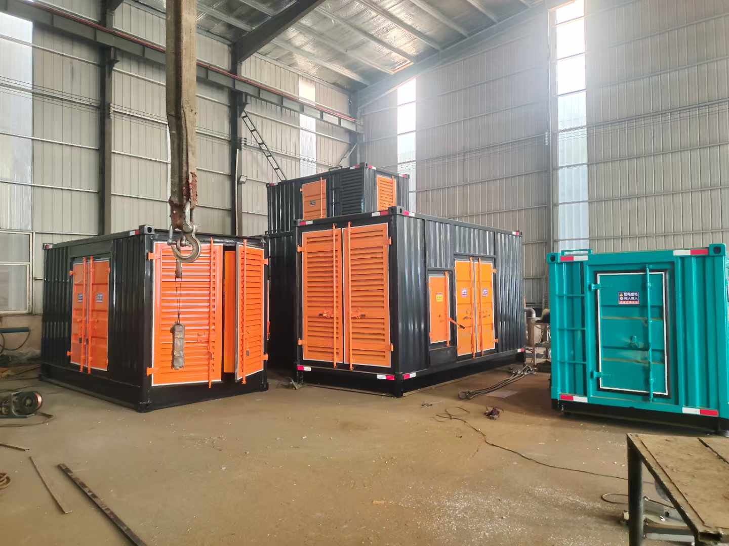海伦500kw柴油发电机组可以带动多少功率设备？